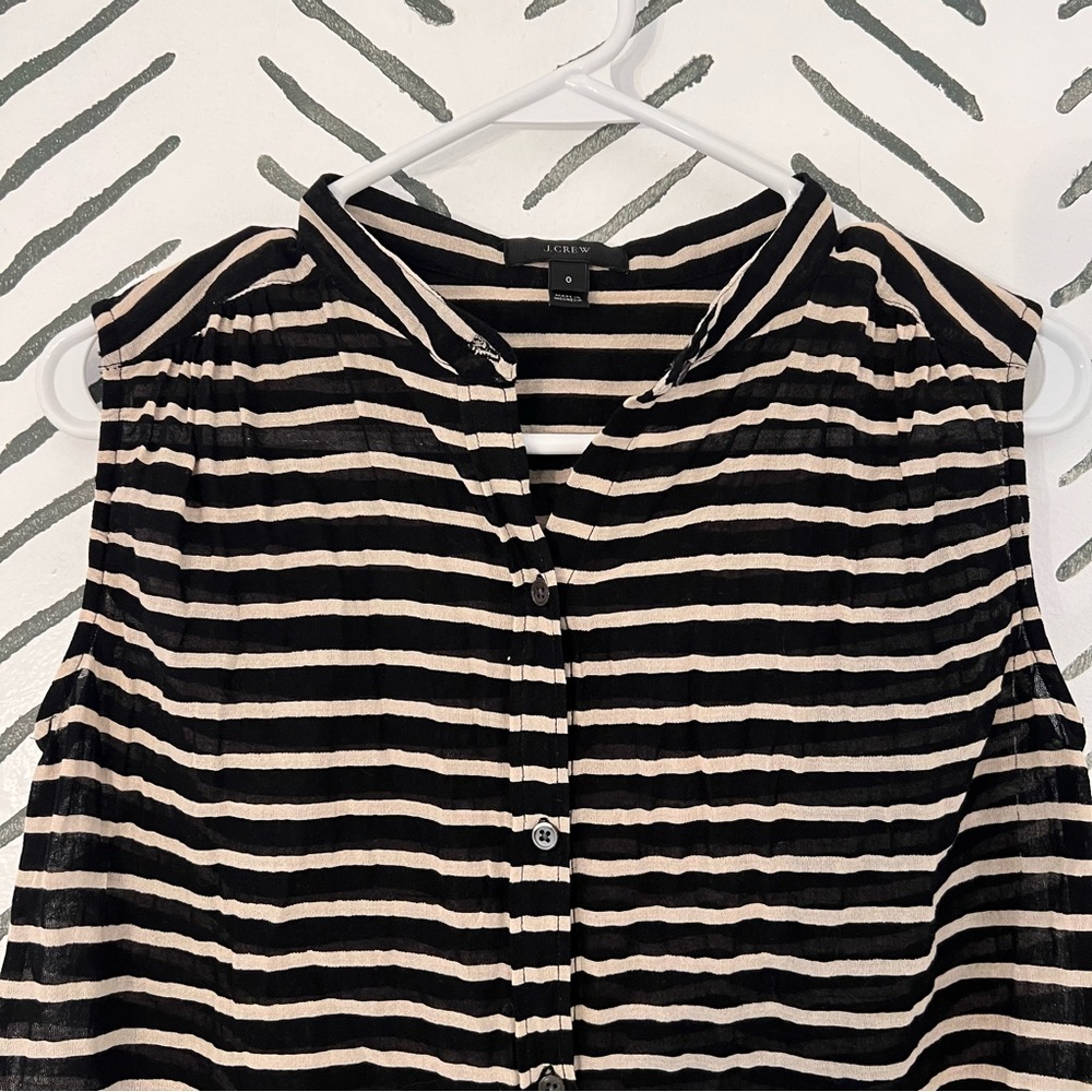 (2/$20) J. Crew Striped Top